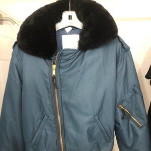 VINTAGE 1993 FLIGHT AIR FORCE AVIATOR FLYING JACKET